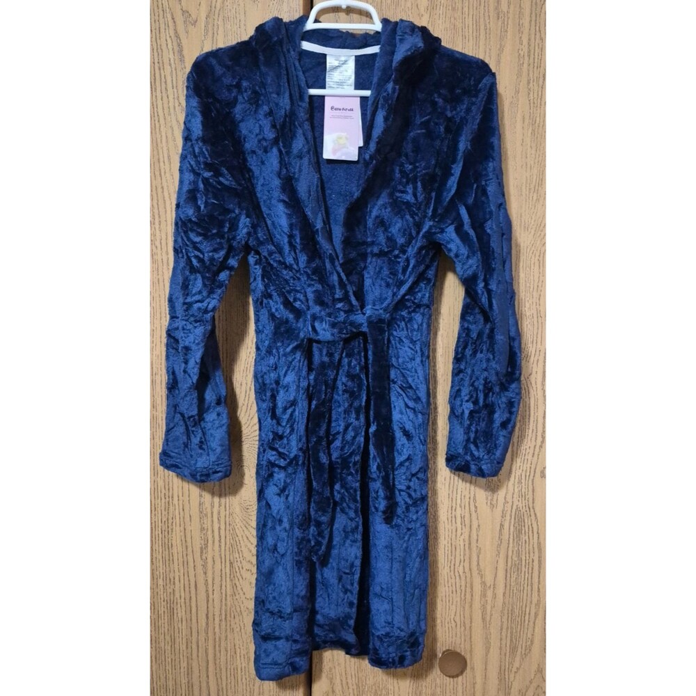 Best for All Navy Unisex Teenagers 15-16 yrs Bathrobe with Hoodie and Belt NEW